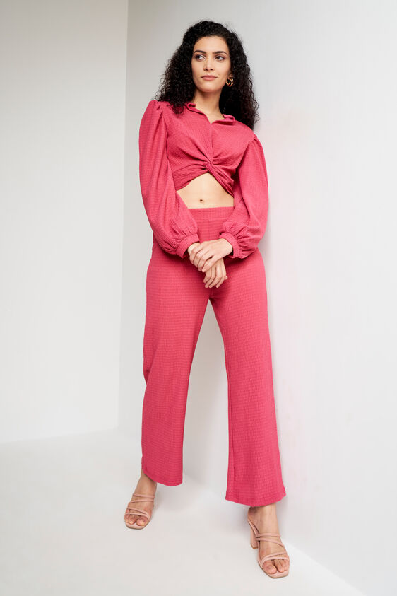 Pink Solid Straight Set, Pink, image 5