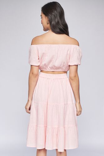 5 - Pink Self Design Cropped Set, image 5