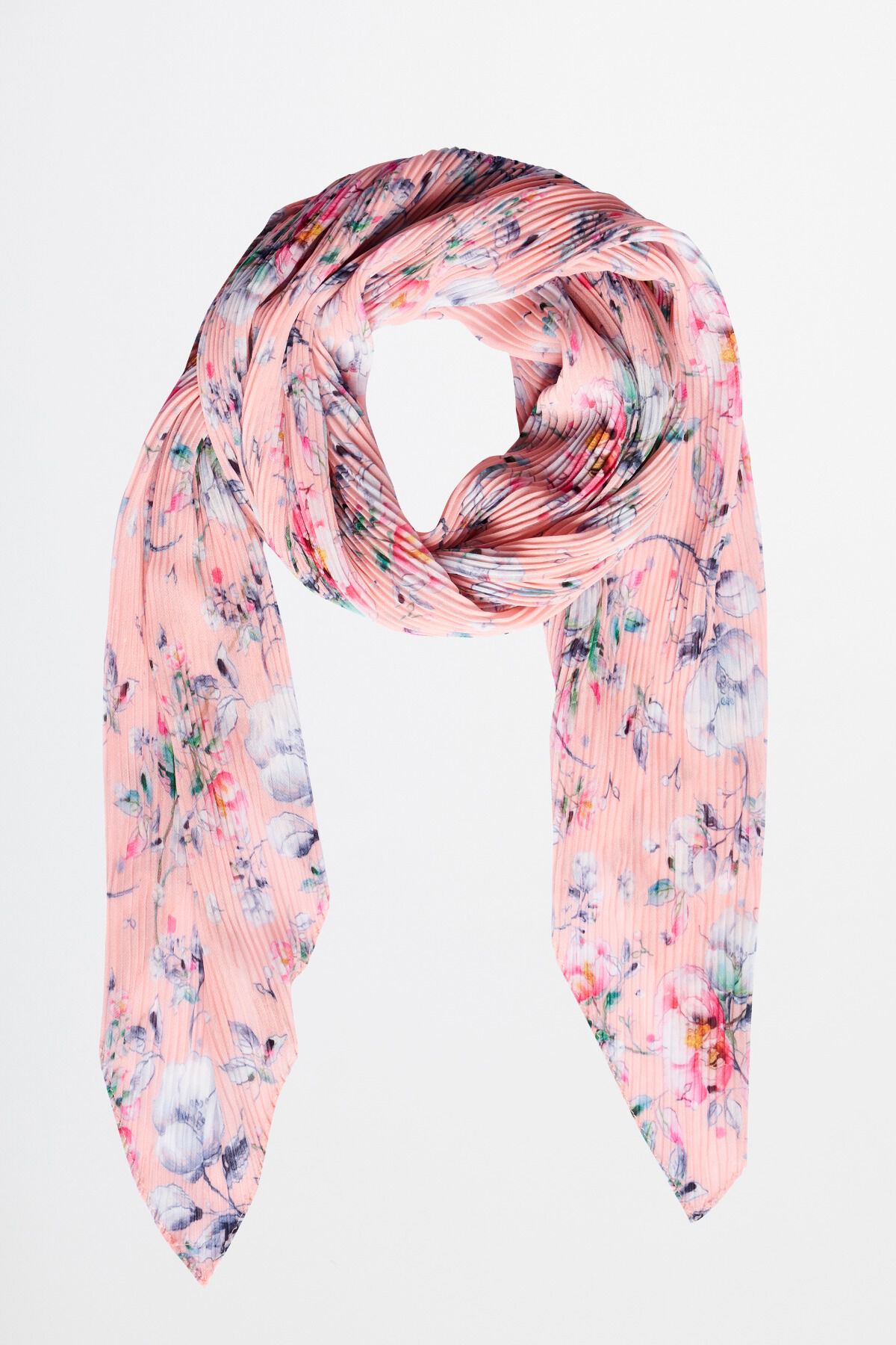 1 - Multi Color Printed Scarf, image 1
