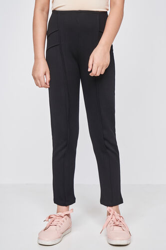 Skinny Straight Bottom, Black, image 2