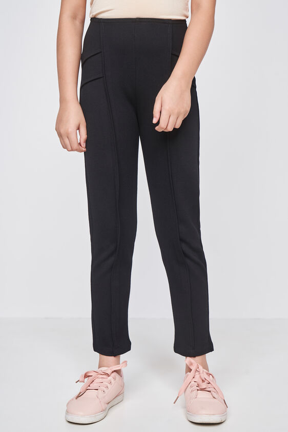 Skinny Straight Bottom, Black, image 2