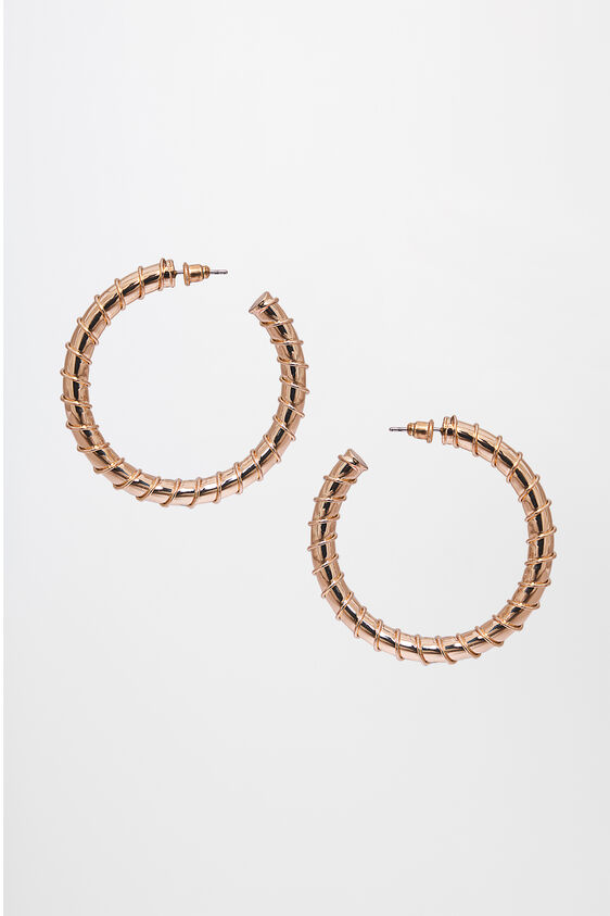 Golden Disc Earring, , image 2
