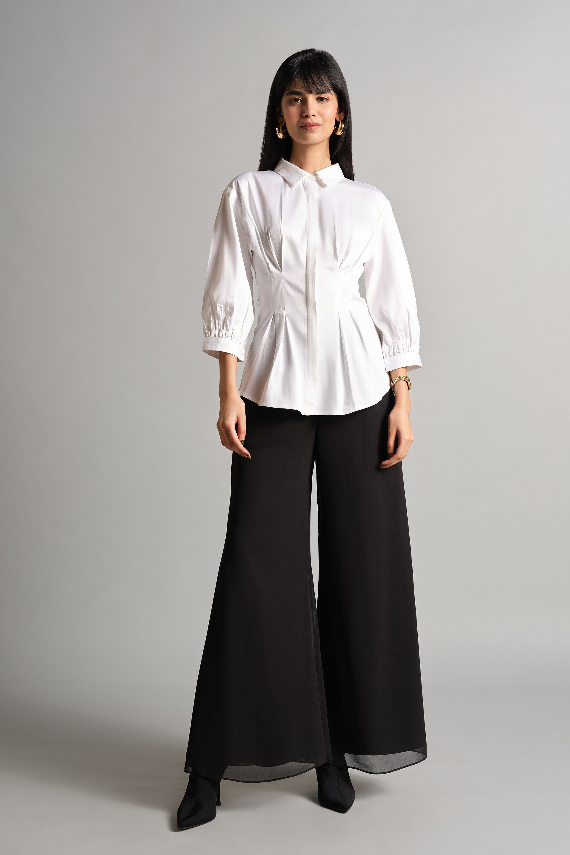 Summer Cinch Shirt, White, image 3