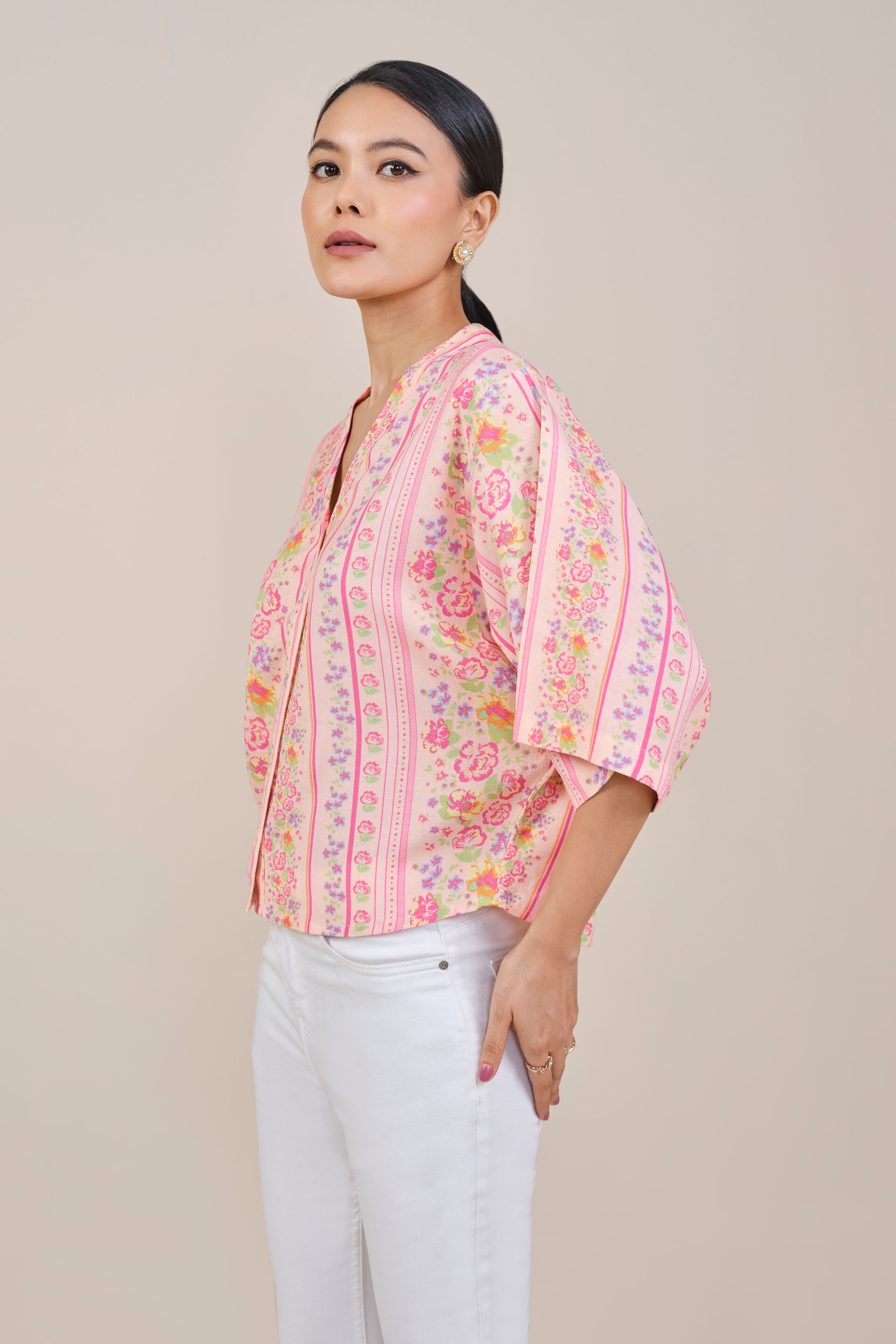 Peachy Vibes Top, Peach, image 6