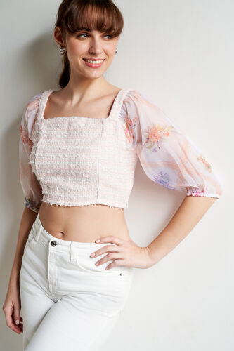 Multi Color Solid High-Low Top, Multi Color, image 1