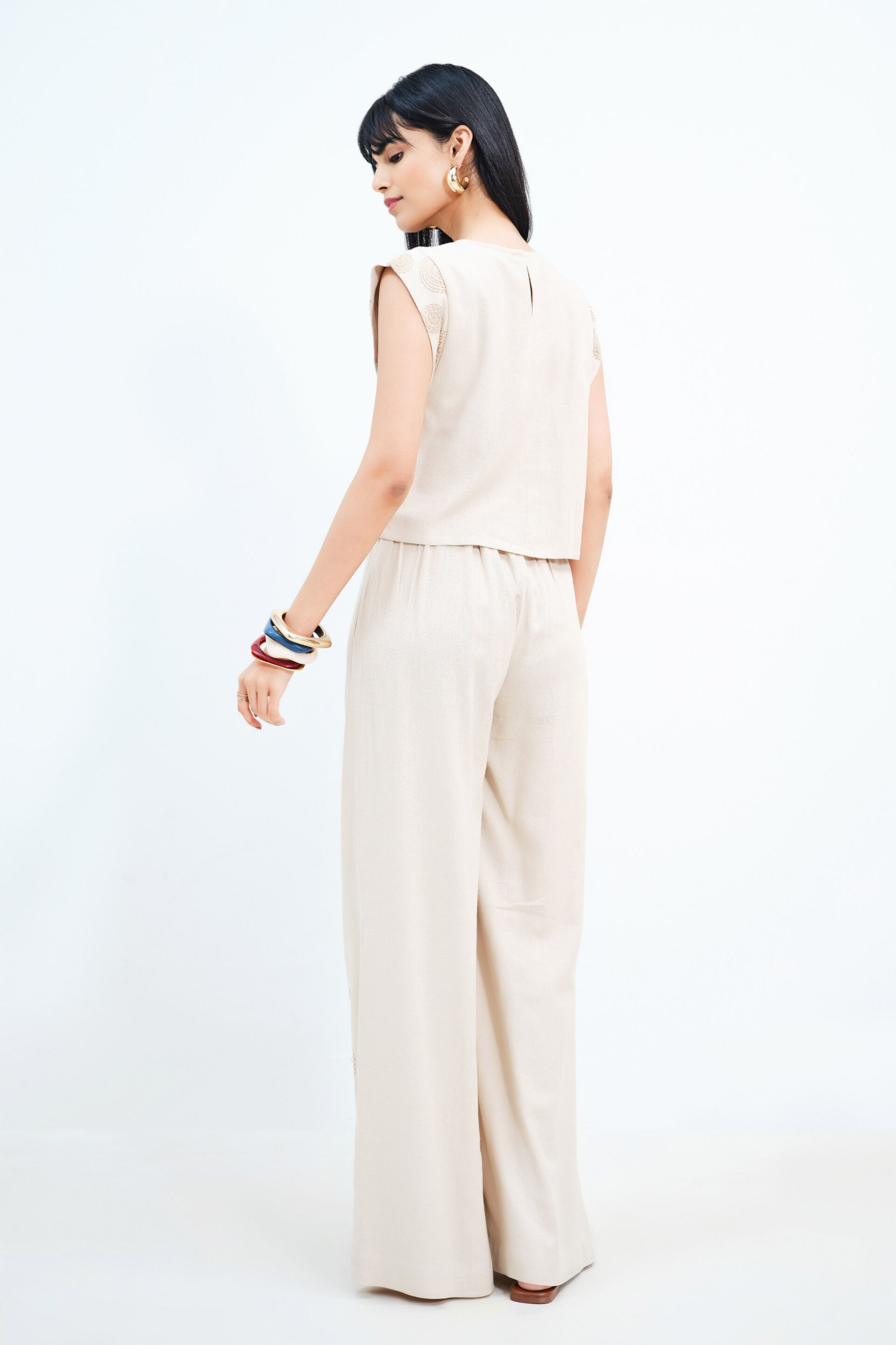 Beige Bliss Embroidered Set, Beige, image 5