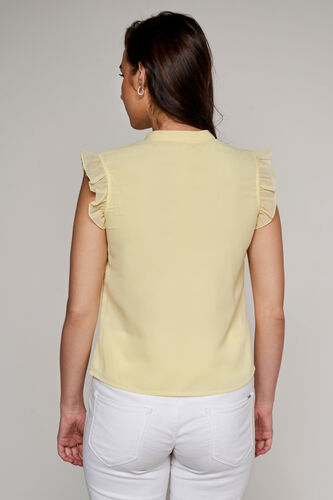 Solid Straight Top, Yellow, image 5