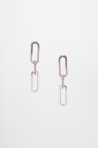 Silver Brass Earring, , image 1