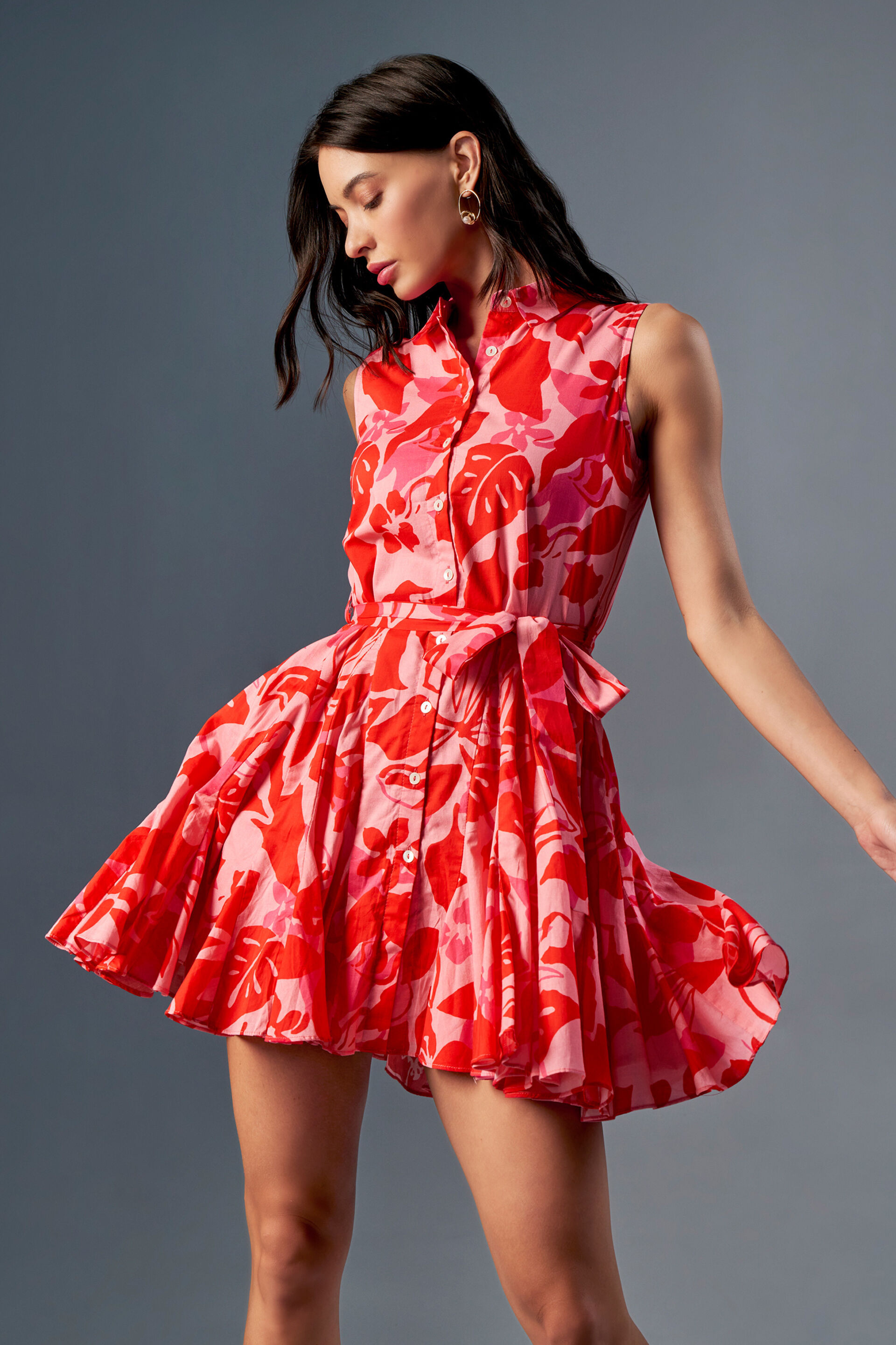 Pink Bloom Dress, Pink, image 3