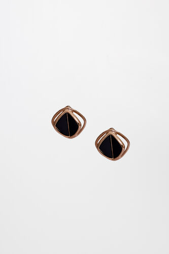Black Brass Earring, , image 1