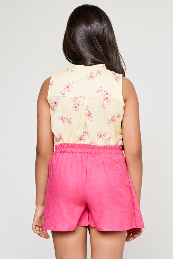 Yellow Floral Straight Set-2, Yellow, image 3