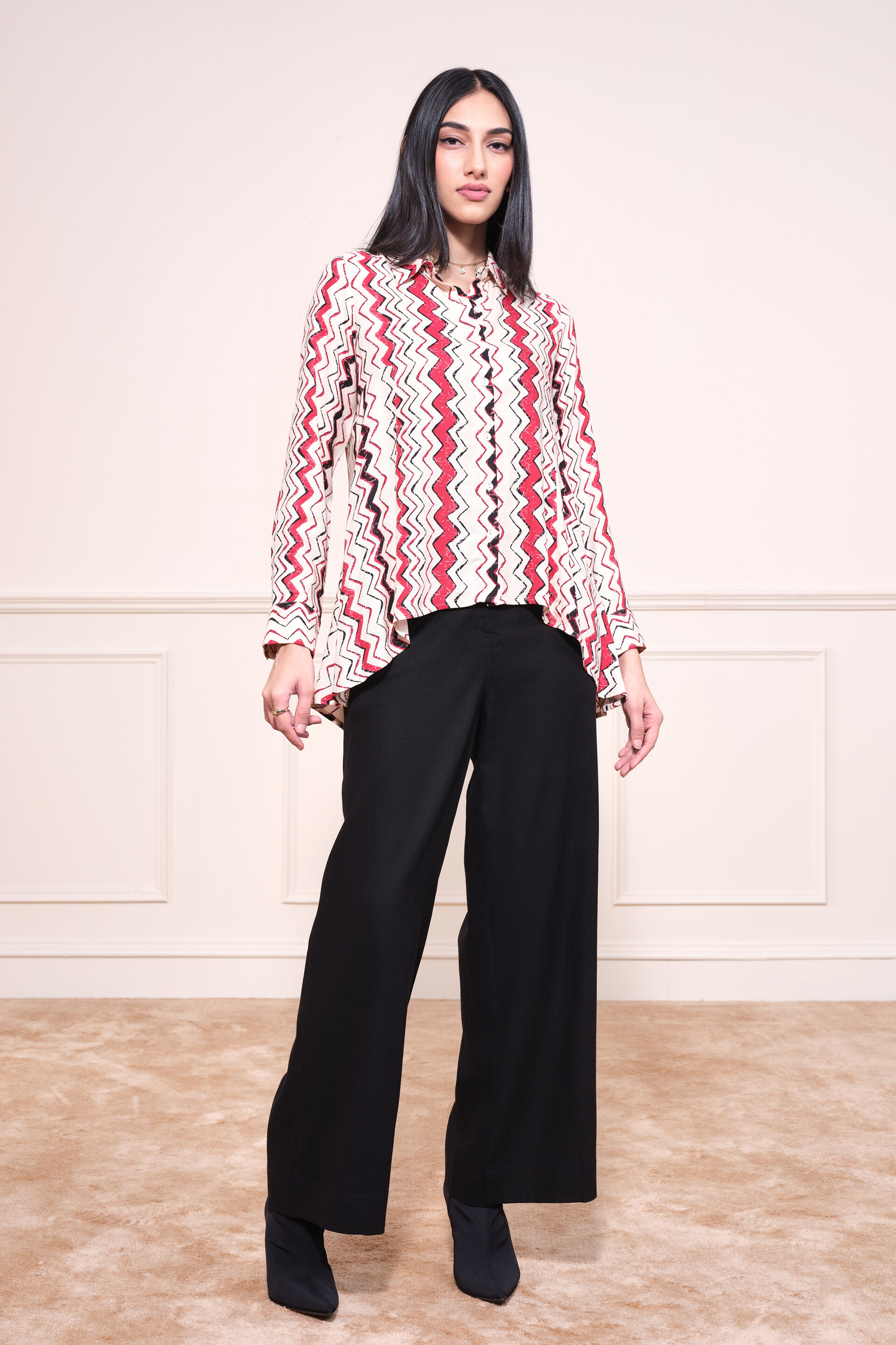 Caera Shirt, Cream, image 2