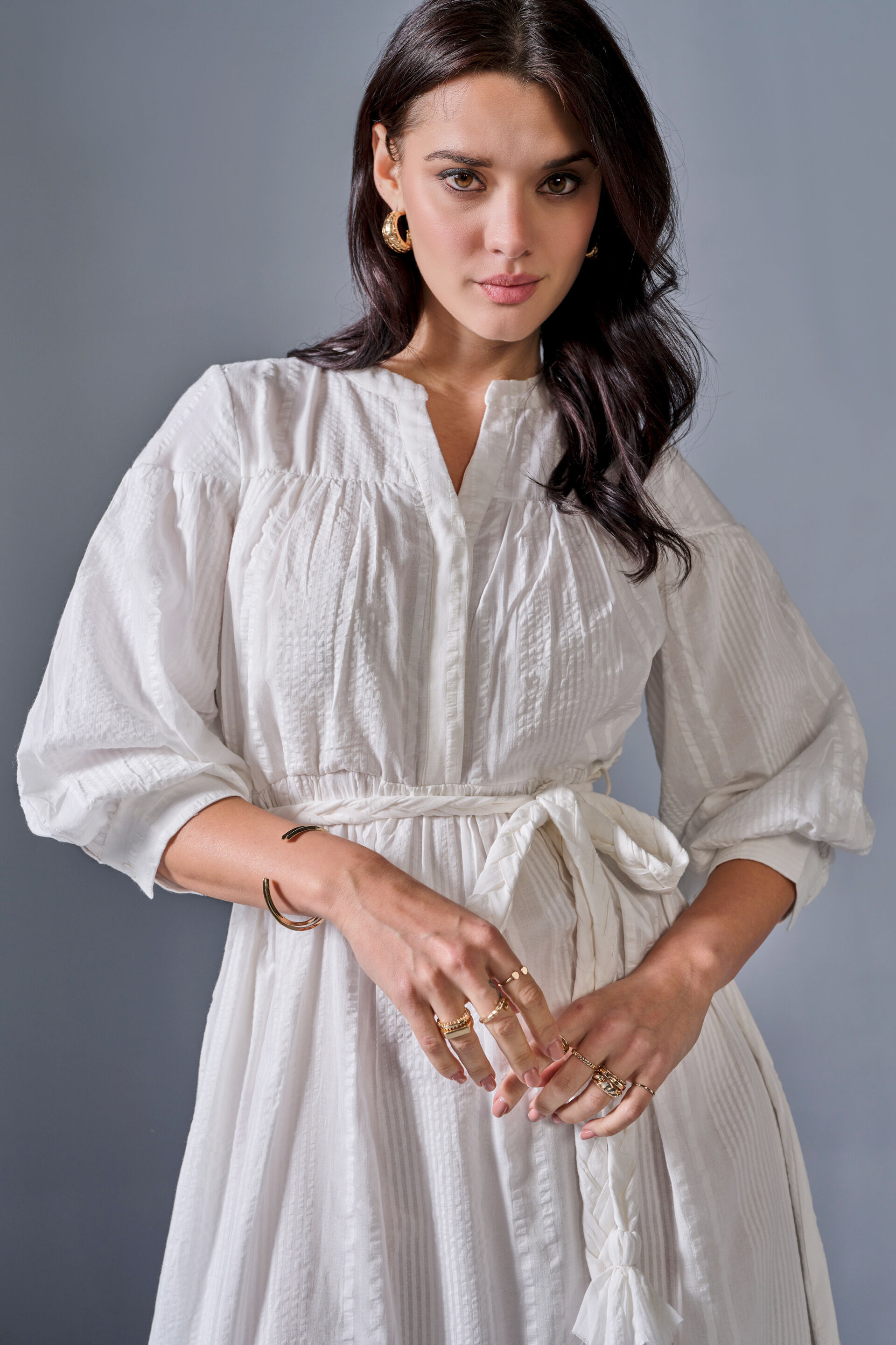 White seersucker dress cheap
