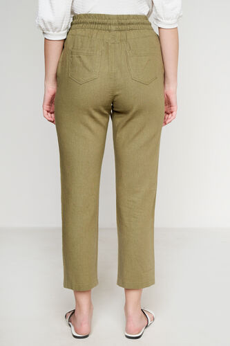 Linen Trouser, Olive, image 3