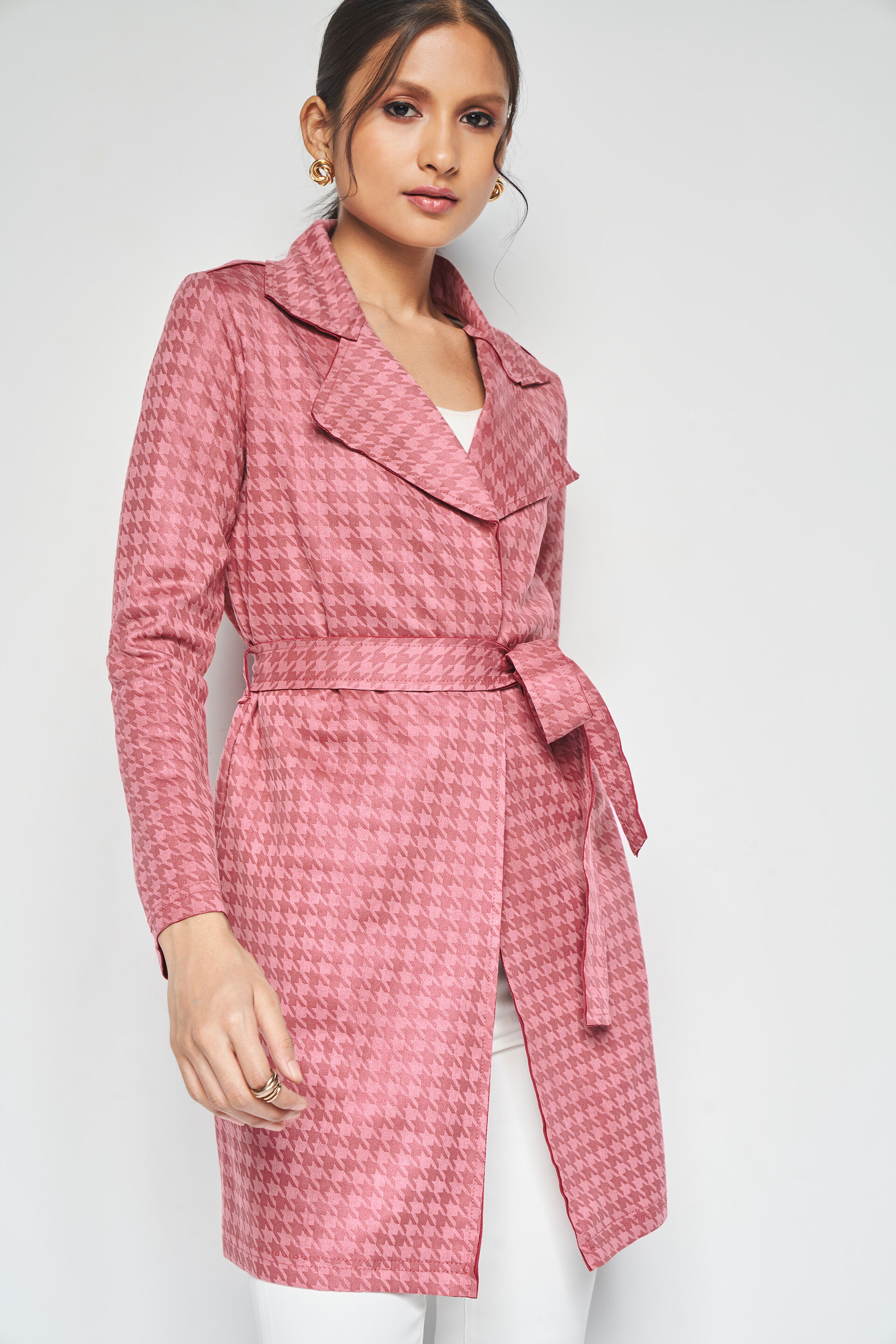 Checkmate jacket, Brown, image 4