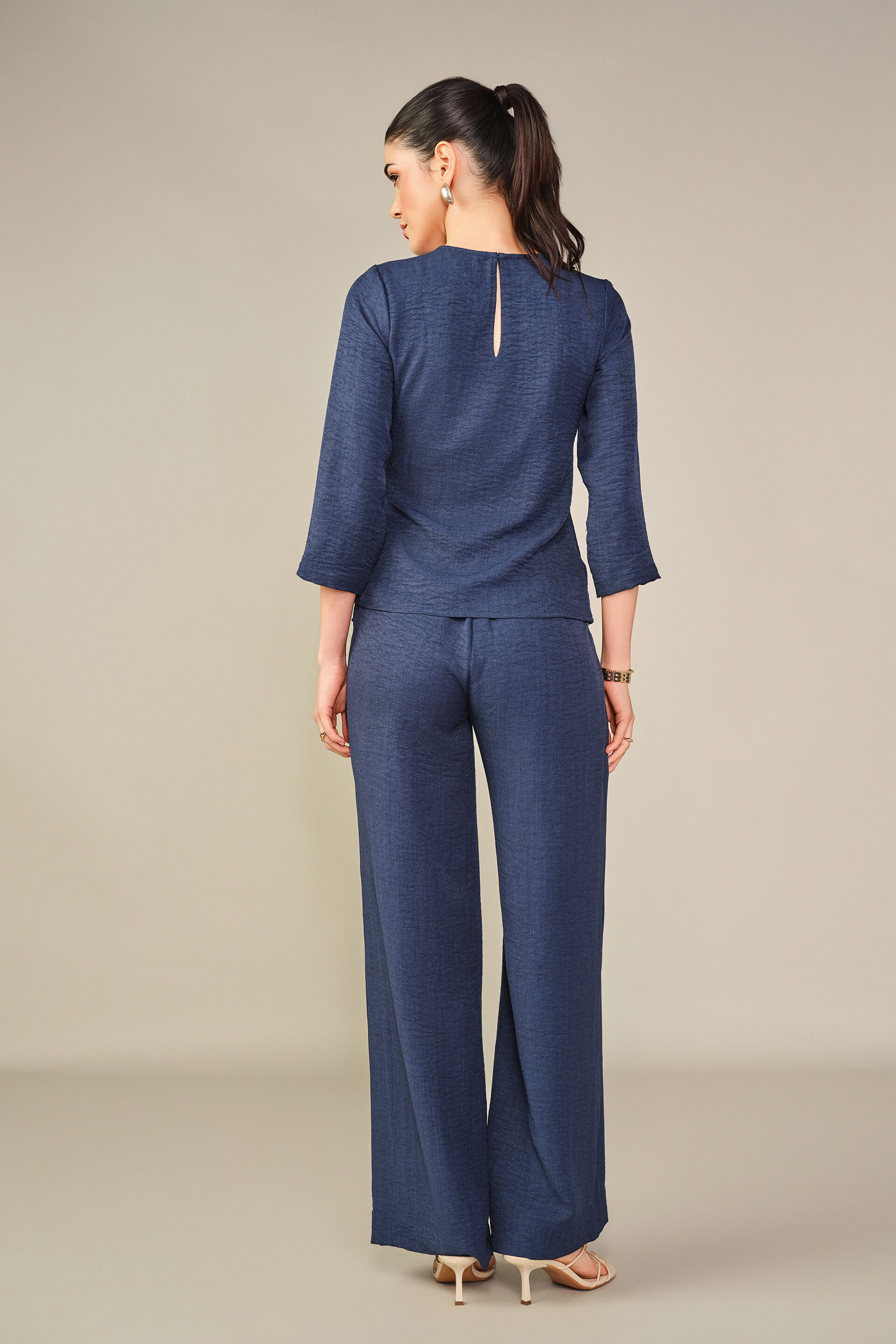 Relaxed Co-ord in Navy, Blue, image 6
