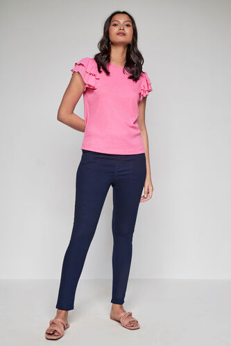 Everyday Dark Blue Denim Bottom, Dark Blue, image 2