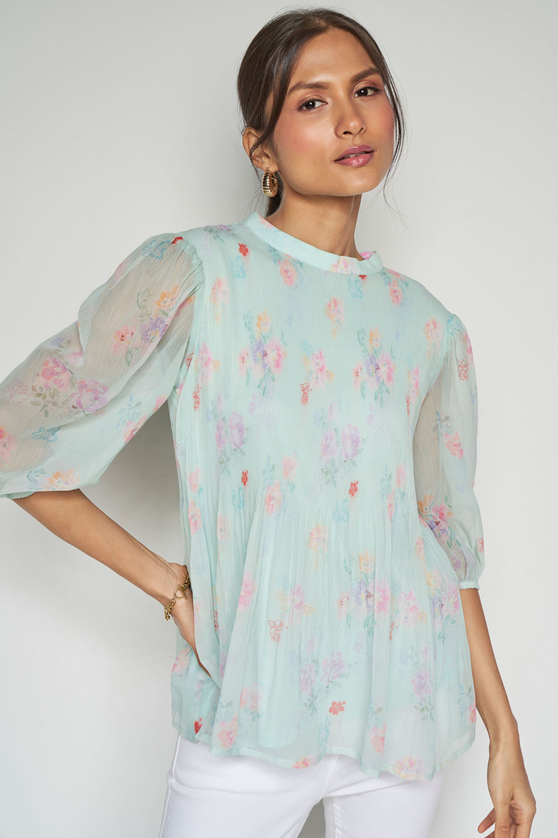 Spring Days Top, Green, image 3