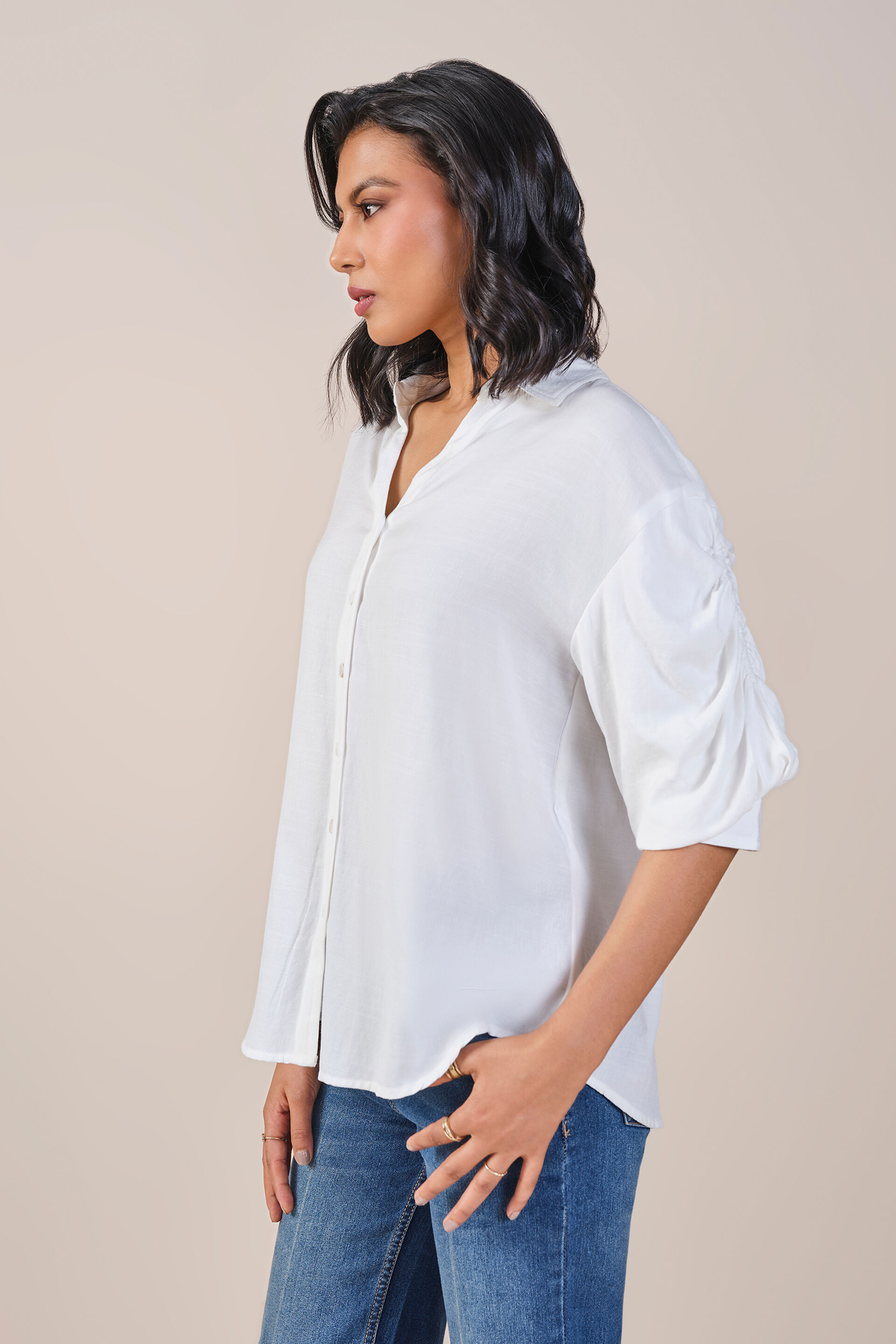 Dew Drop Shirt, White, image 5