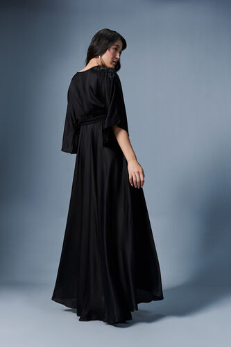 Celine Maxi Dress, Black, image 4