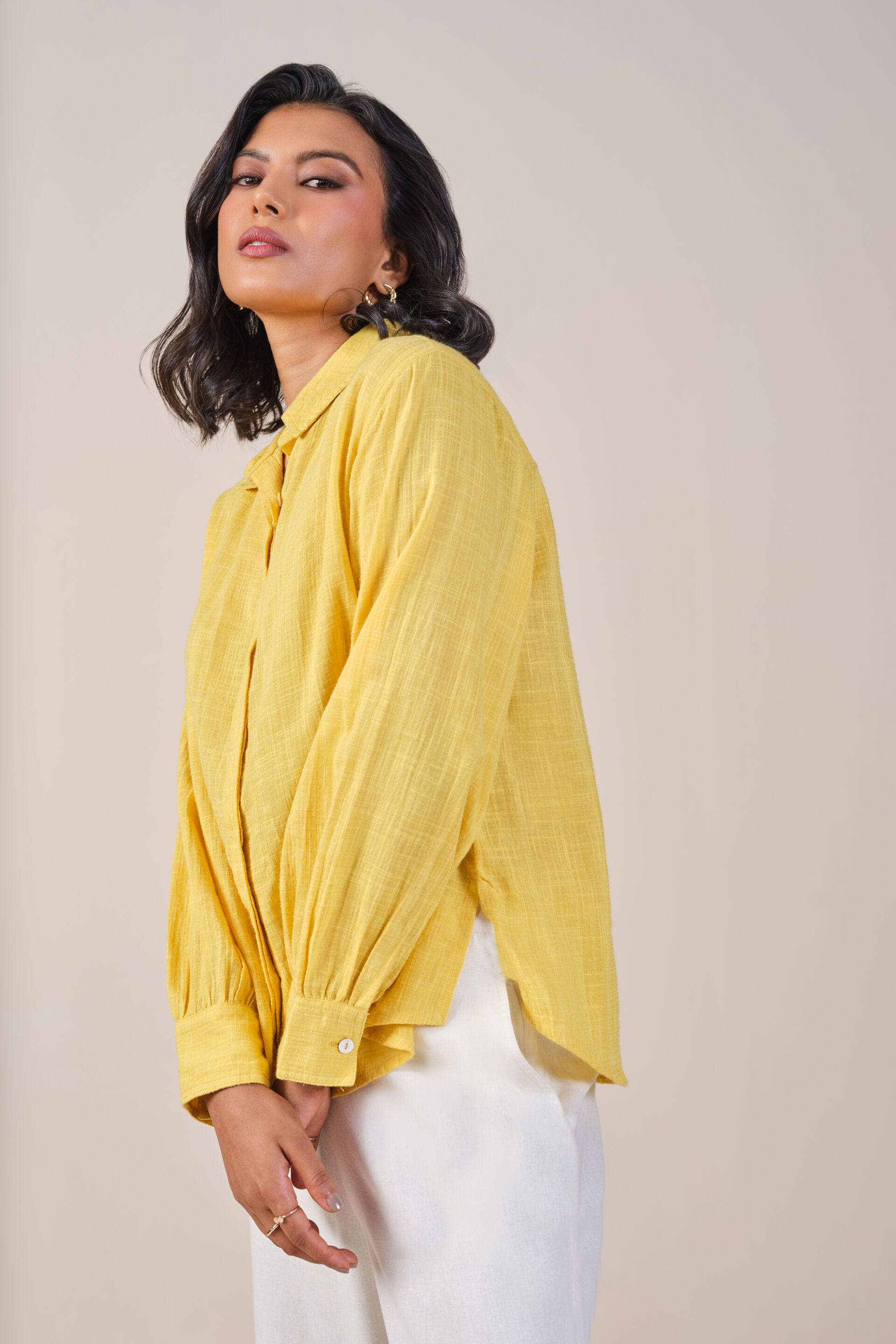 Magnolia Shirt, Yellow, image 5