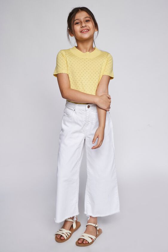 4 - Yellow Solid Straight Top, image 4