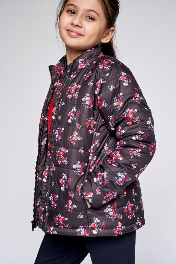 5 - Black Floral Straight Jacket, image 5