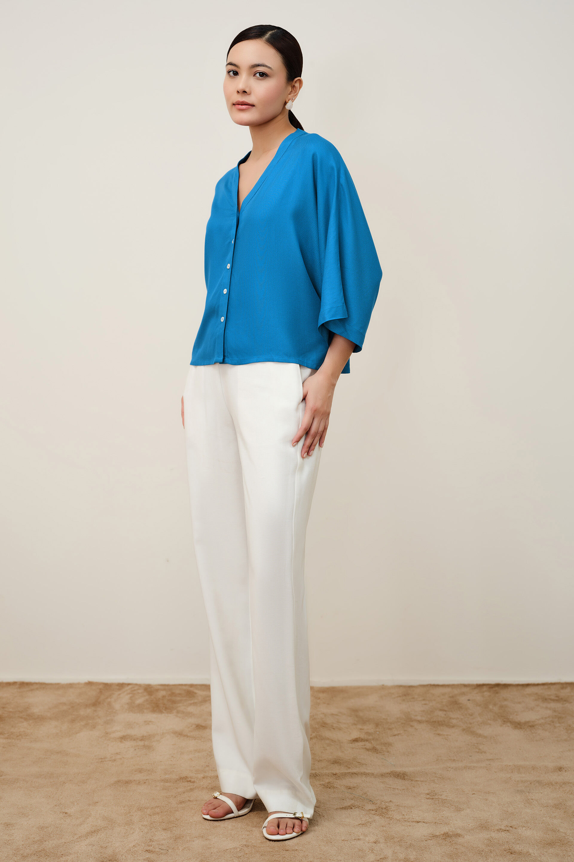 Sail Blue Top, Blue, image 5