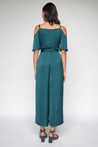 5 - Green Solid Fit and Flare Co-ordinate Set, image 5