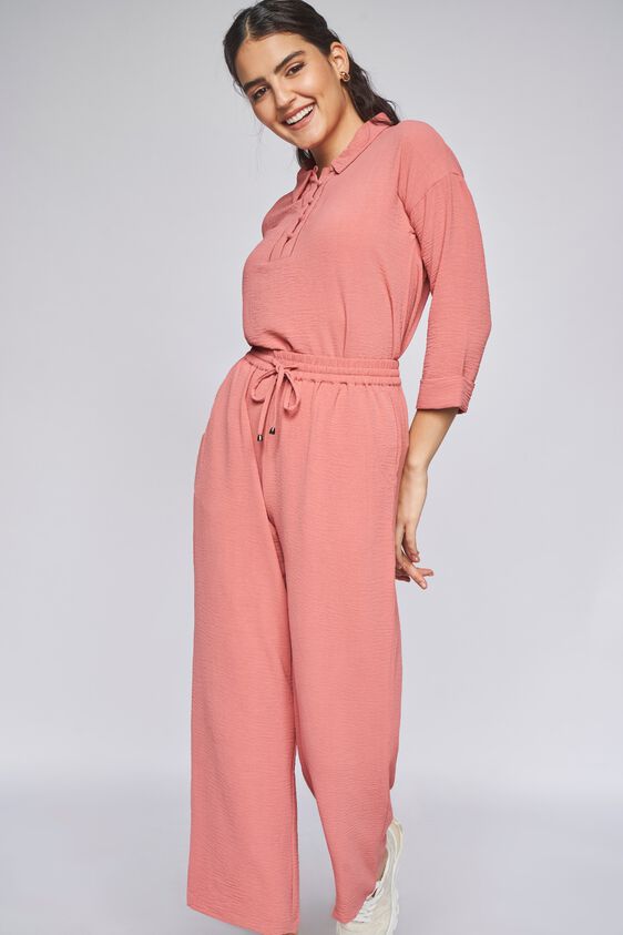 2 - Peach Solid Straight Set, image 3
