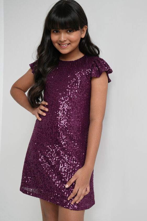 Wine Solid Straight Dress, Wine, image 3