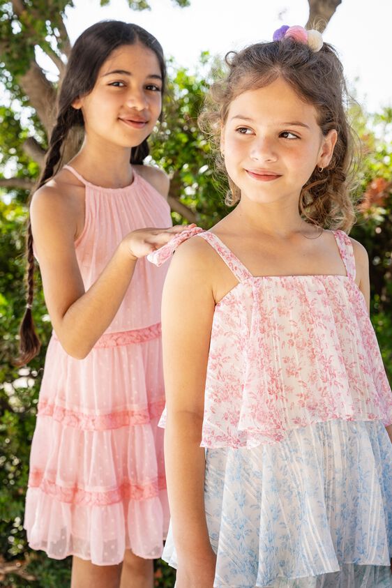 3 - Multi Color Floral Flared Dress, image 3