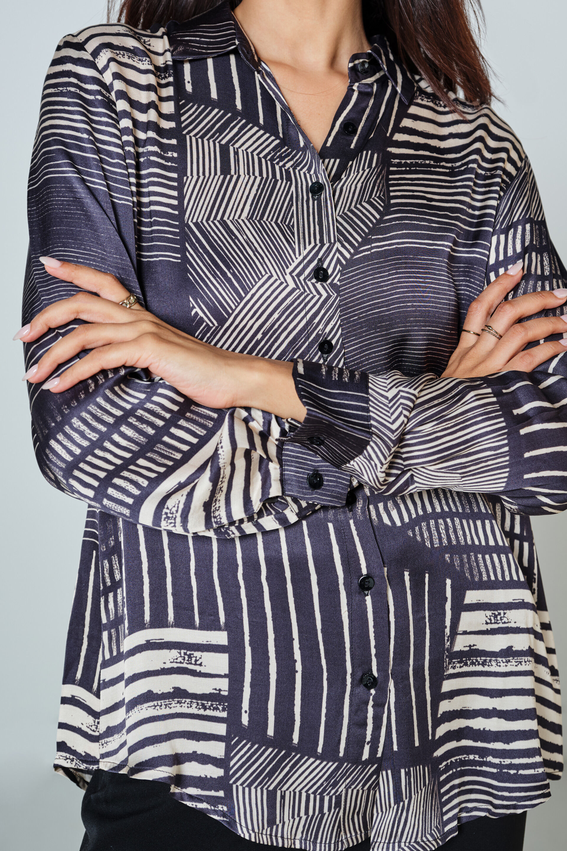 Avocet Modal Shirt, Black, image 5