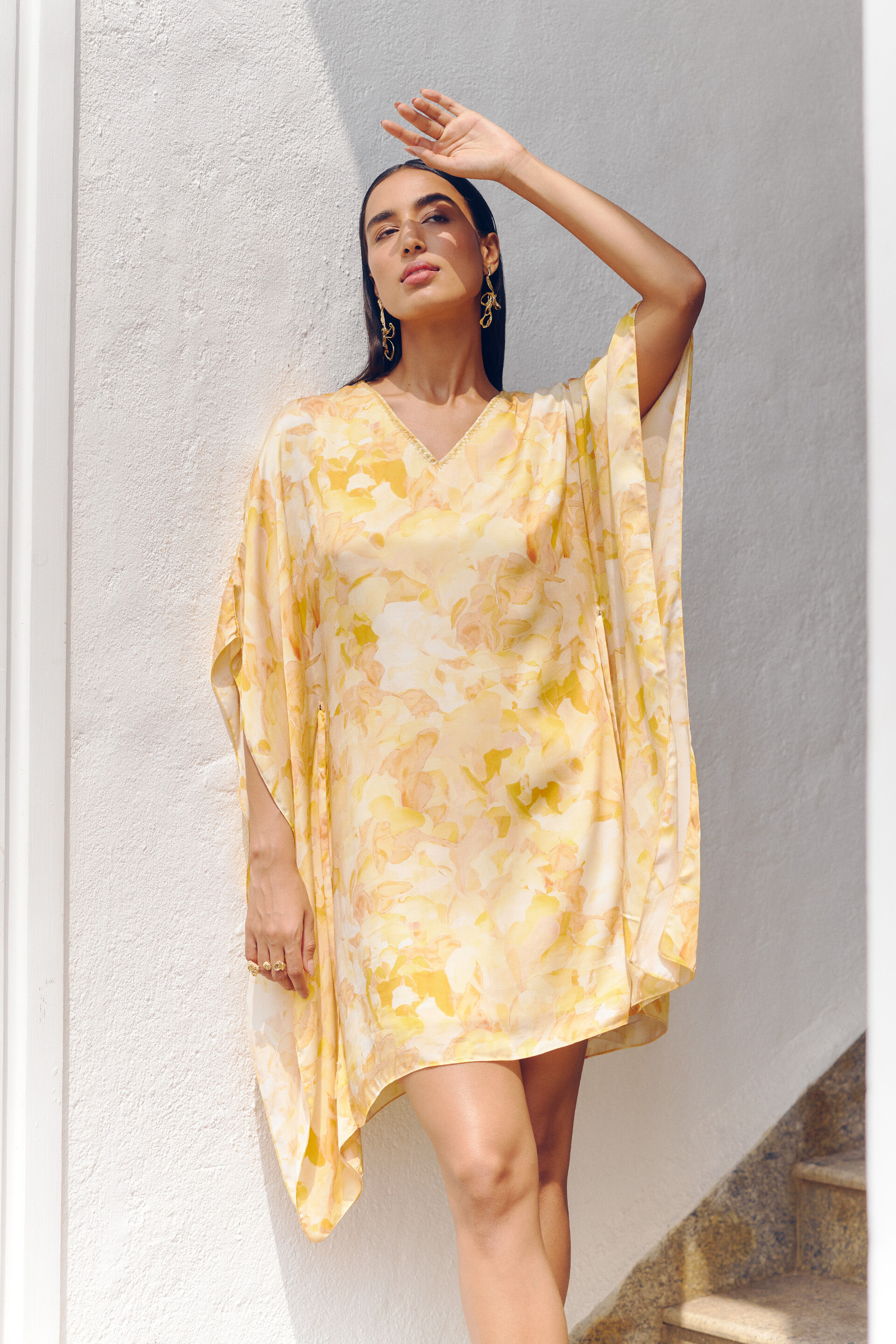 Summer Amaltas Dress, Yellow, image 4