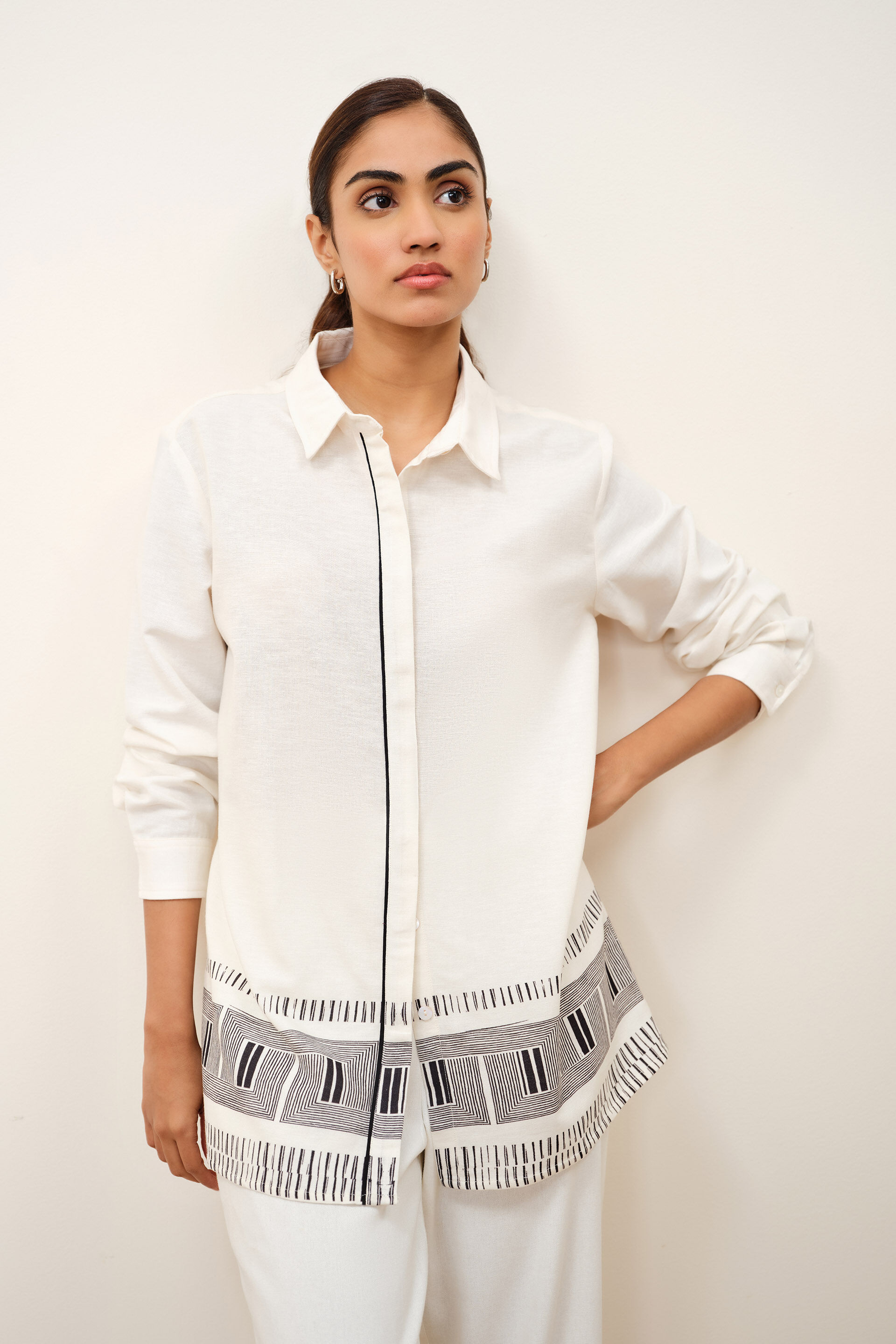 Sabina Beige Shirt, Beige, image 1