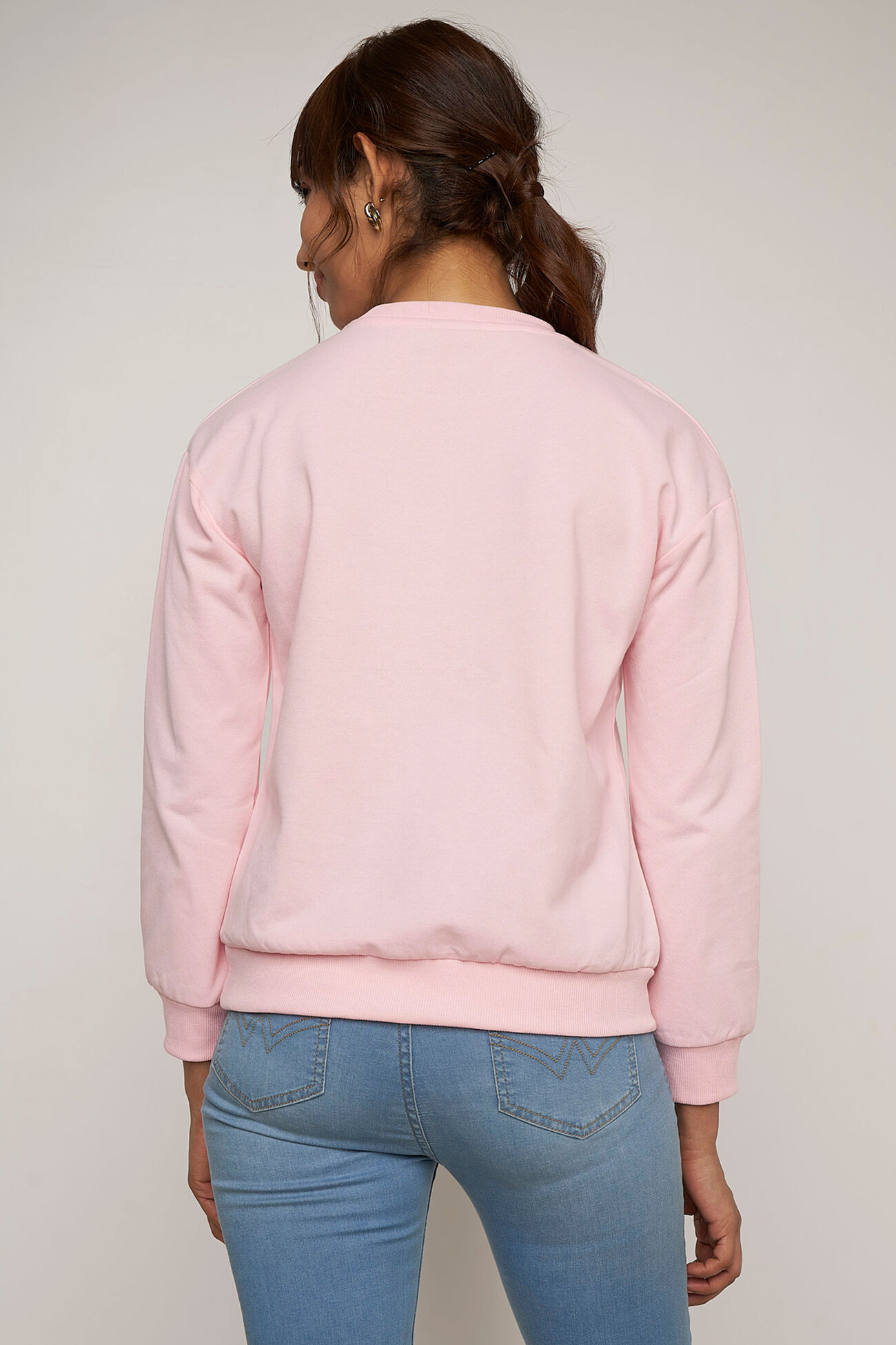 Pink Graphic Straight Top, Pink, image 5