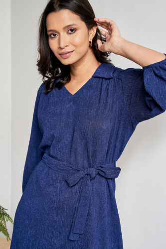 Blue Straight  Dress, Blue, image 5