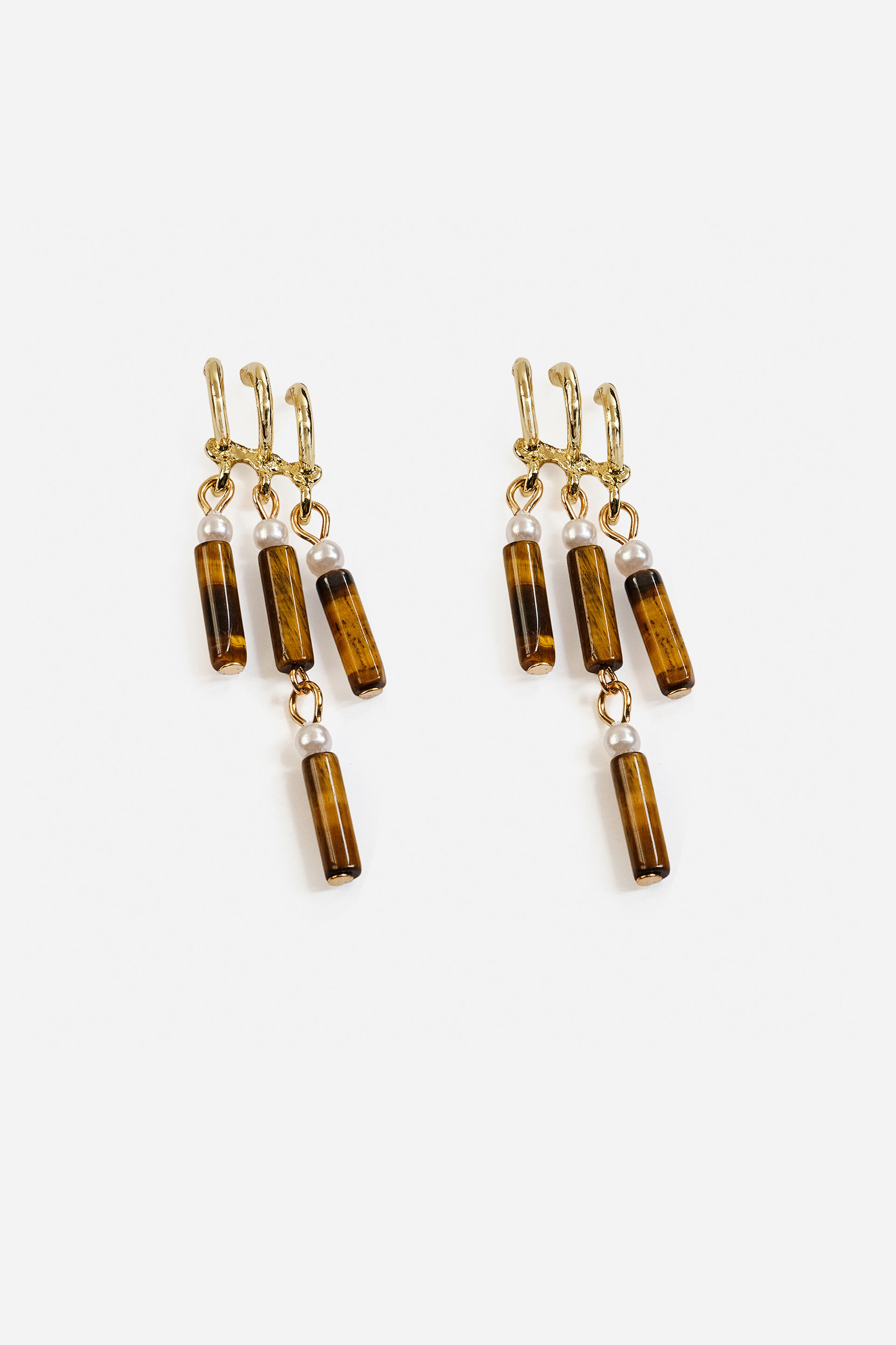 Amber Aura Earrings, , image 1