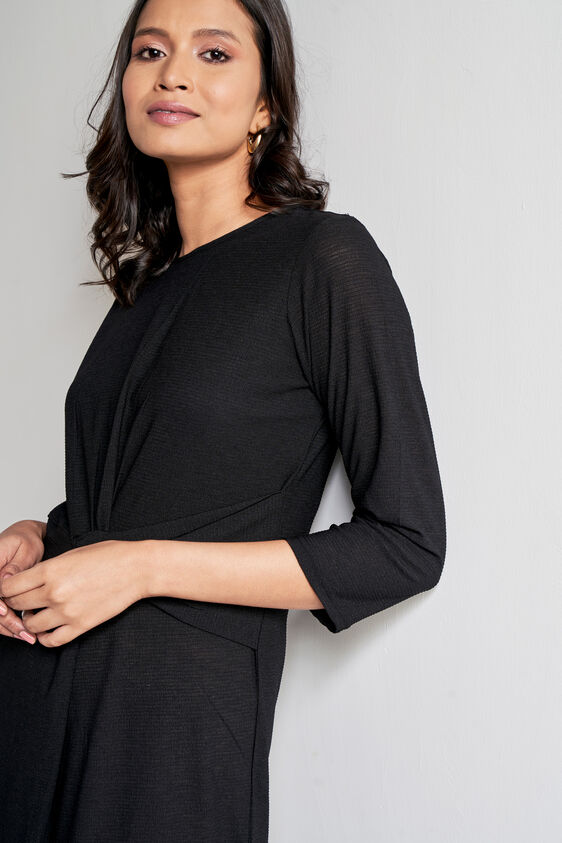 Black Straight  Dress, Black, image 5