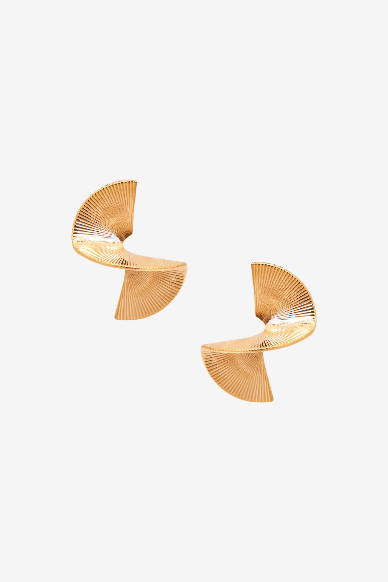 Golden Spin Earrings, , image 1