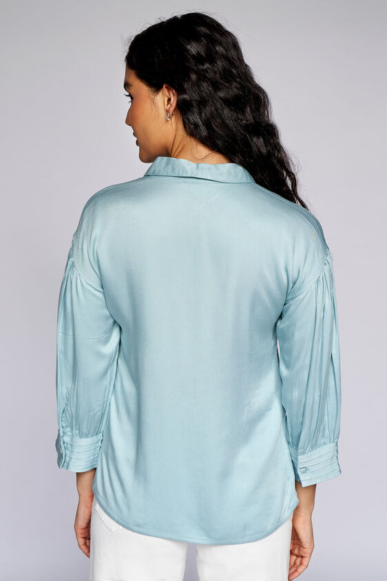 Sage Green Solid Curved Top, Sage Green, image 6
