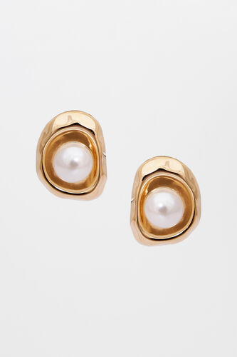 Gold Brass Earring, , image 1