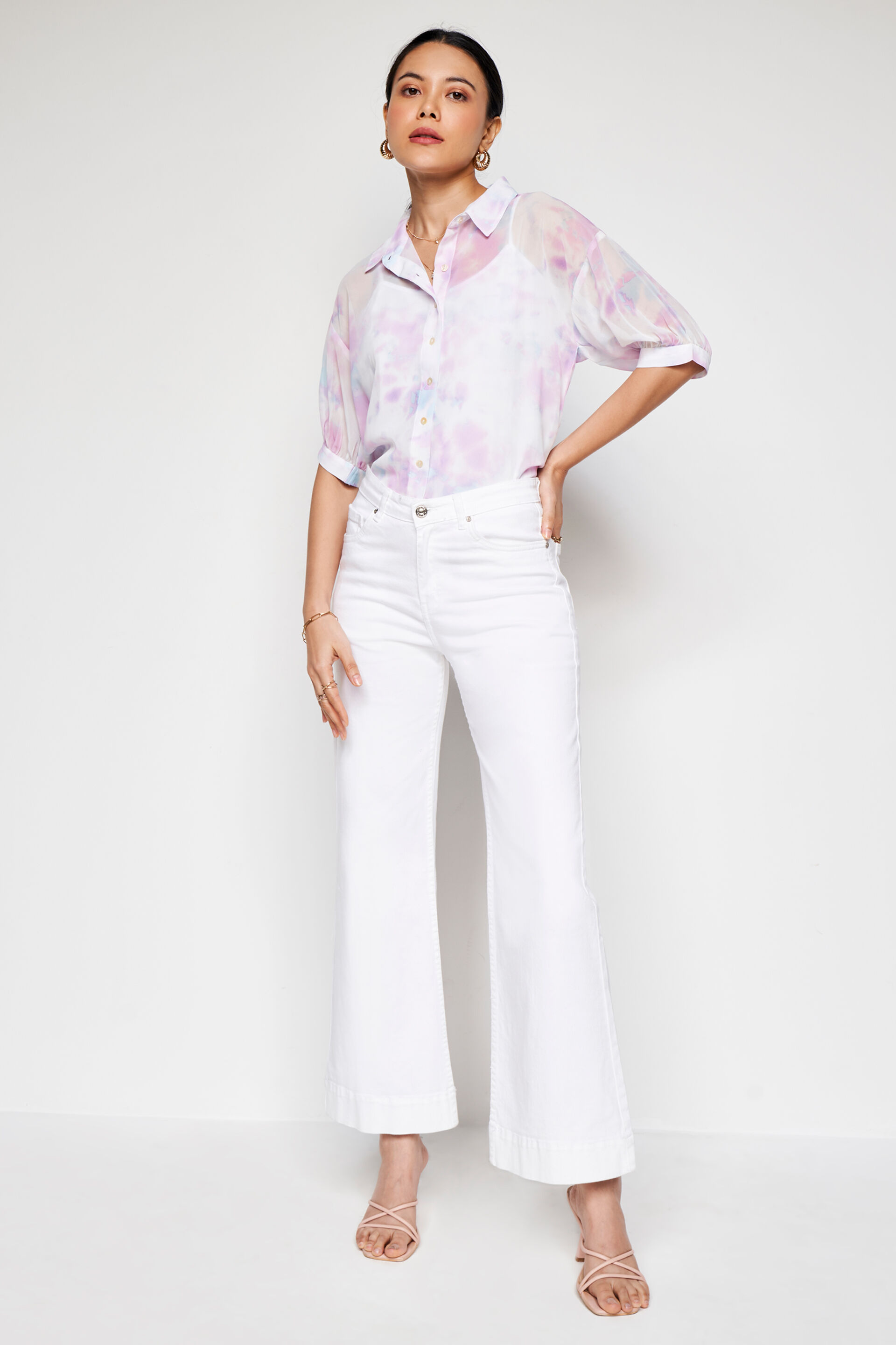 Summer Breeze Tie-Dye Top, Purple, image 2