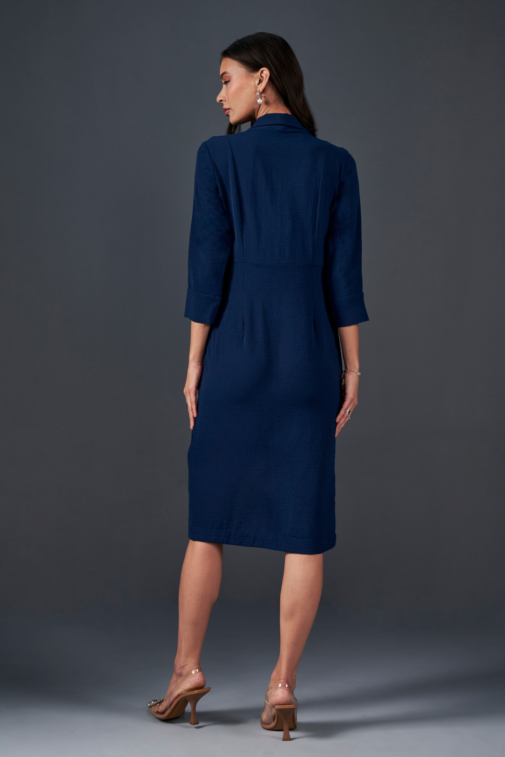 Cosmo-polished Dress, Blue, image 6