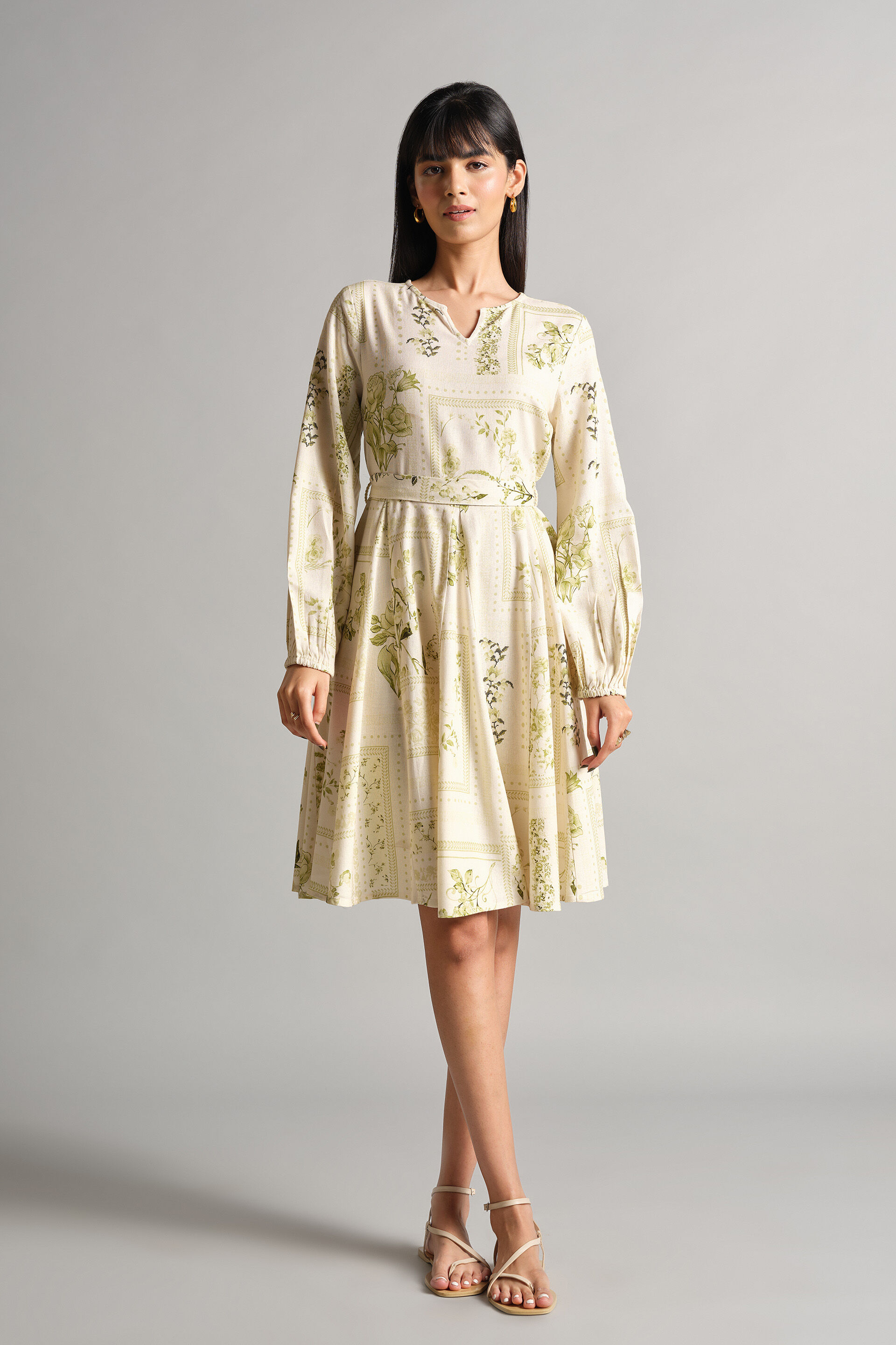 White Of Nature Dress, White, image 1