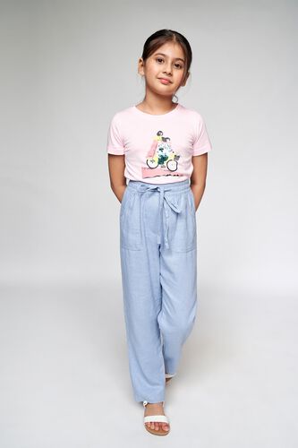 3 - Pink Graphic Embellished Straight Top, image 3
