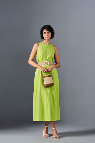 Summer Sway Viscose Blend Tent Dress, Green, image 2