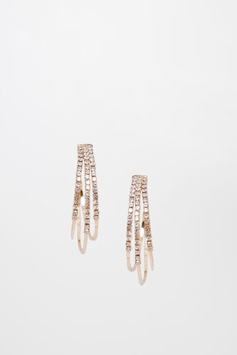 Gold Metal Earring, , image 1