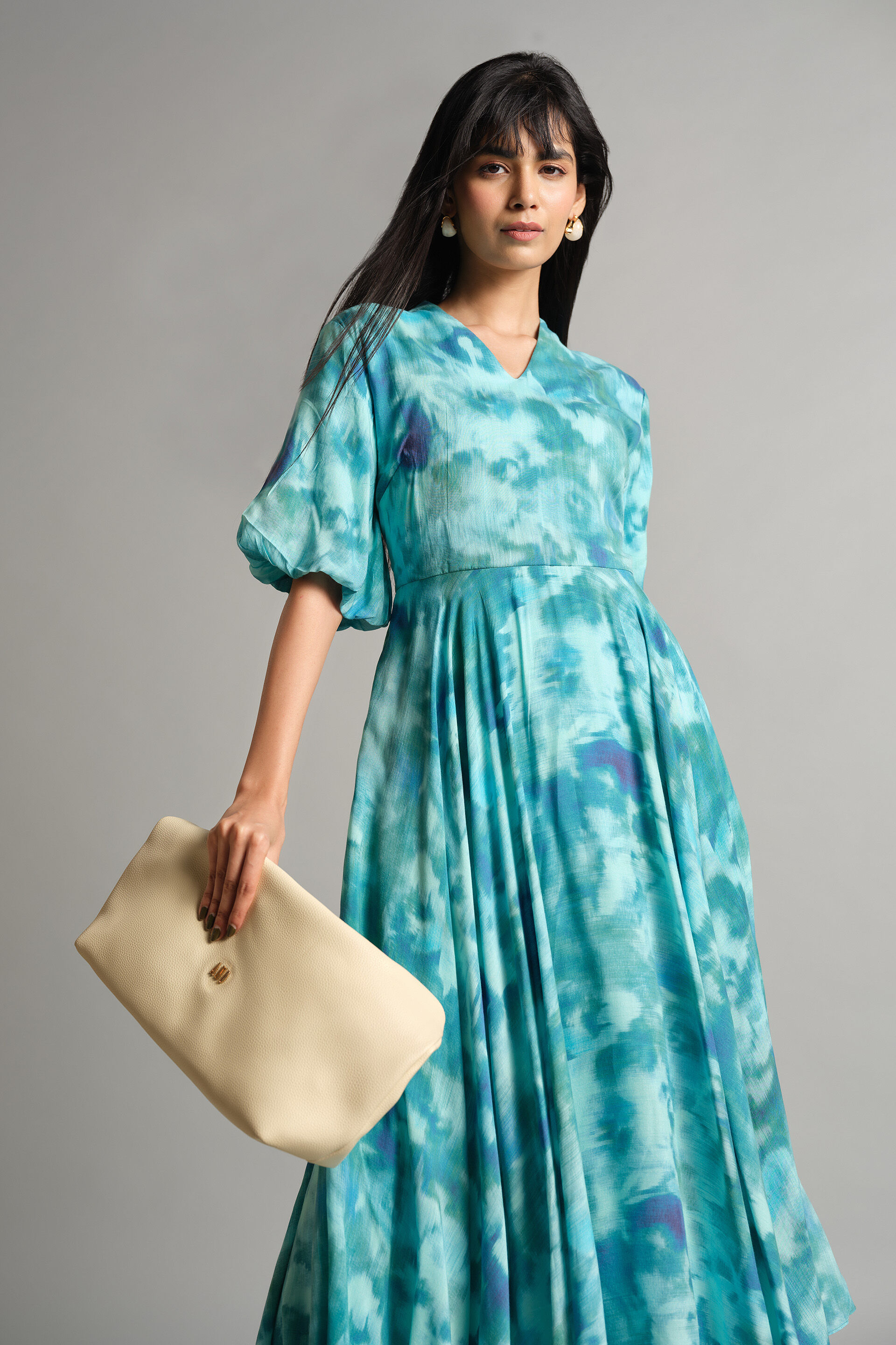 Blue Breeze LENZING&trade; Modal Dress, Blue, image 2