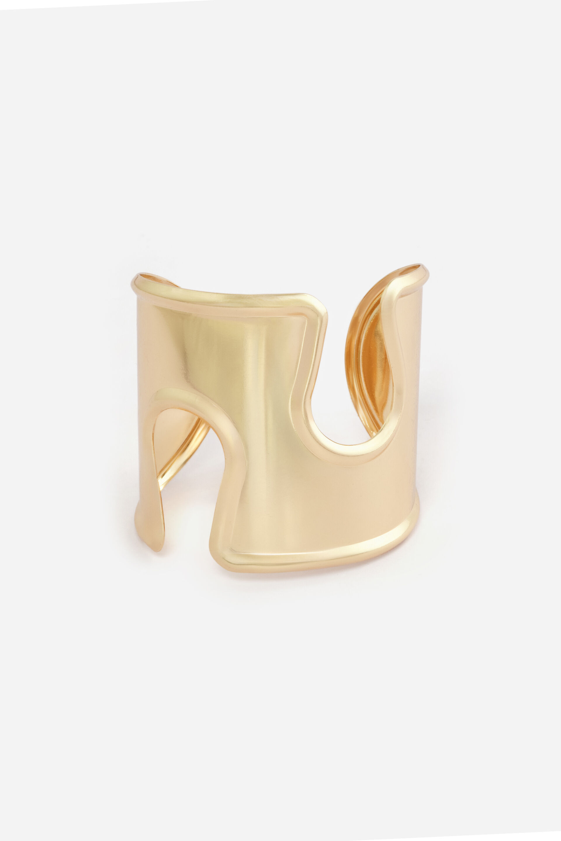 Sculptural Gold Cuff, , image 2